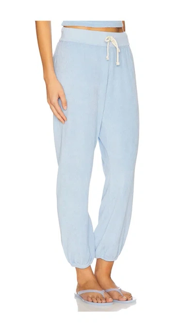 Perfectwhitetee Johnny French Terry Sweatpants In Sky Blue
