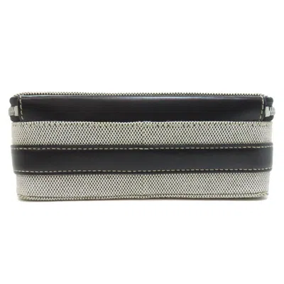 Pre-owned Burberry Black Canvas Shoulder Bag ()