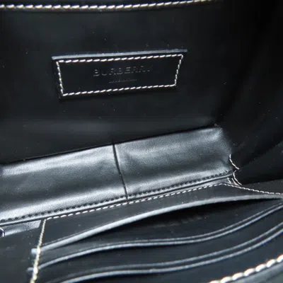 Pre-owned Burberry Black Canvas Shoulder Bag ()
