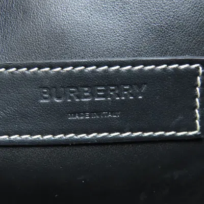 Pre-owned Burberry Black Canvas Shoulder Bag ()