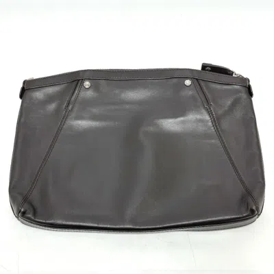Pre-owned Bvlgari Brown Leather Clutch Bag ()