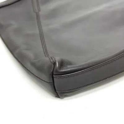 Pre-owned Bvlgari Brown Leather Clutch Bag ()