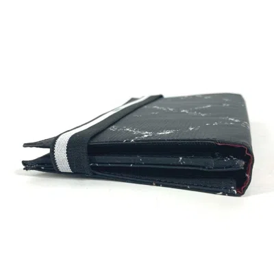 Pre-owned Chanel Black Nylon Long Wallet (bi-fold) ()