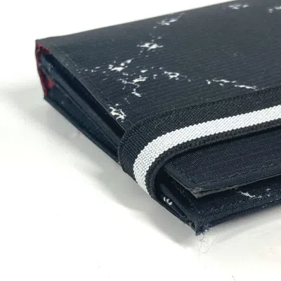 Pre-owned Chanel Black Nylon Long Wallet (bi-fold) ()
