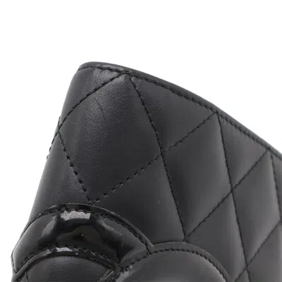 Pre-owned Chanel Black Pink Cambon Ligne Wallet (bi-fold) () In Multi