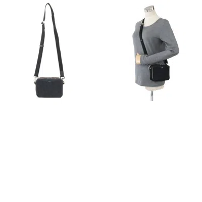 Pre-owned Dior Christian  Black Nylon Canvas Shoulder Bag ()