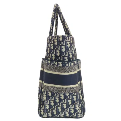 Pre-owned Dior Christian  Navy Canvas Tote Bag ()