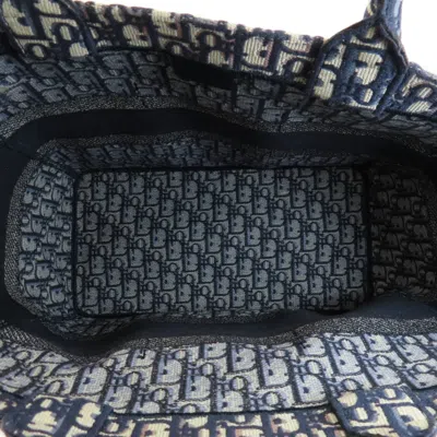 Pre-owned Dior Christian  Navy Canvas Tote Bag ()
