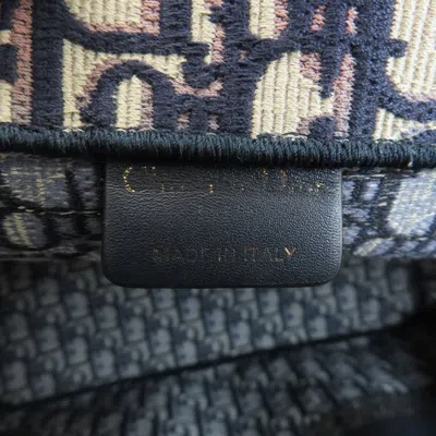 Pre-owned Dior Christian  Navy Canvas Tote Bag ()