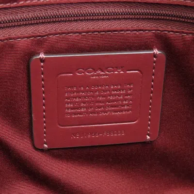 Pre-owned Coach Signature Brown Signature Line Tote Bag ()