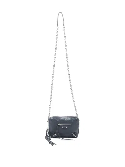 Pre-owned Balenciaga 2000-2010s Leather Shoulder Bag In Black