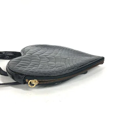 Pre-owned Fendi Black Leather Backpack ()