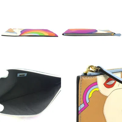 Pre-owned Fendi Multi-color Leather Clutch Bag ()