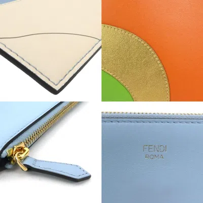 Pre-owned Fendi Multi-color Leather Clutch Bag ()