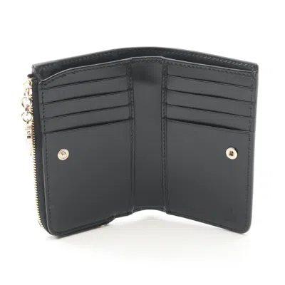 Gucci Black Gg Canvas Leather Wallet (bi-fold)