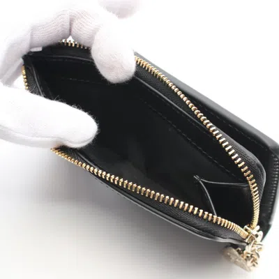 Gucci Black Gg Canvas Leather Wallet (bi-fold)