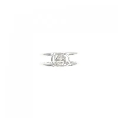 Pre-owned Gucci Silver Silver 925 Band Ring ()