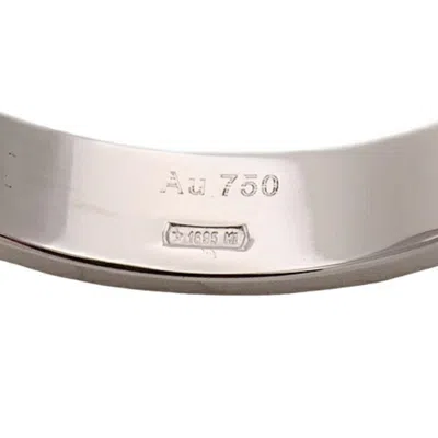 Pre-owned Gucci White Gold White Gold (18k) Band Ring ()