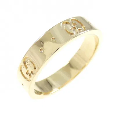 Pre-owned Gucci Yellow Gold Yellow Gold (18k) Band Ring ()