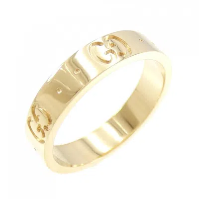 Pre-owned Gucci Yellow Gold Yellow Gold (18k) Band Ring ()