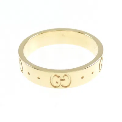 Pre-owned Gucci Yellow Gold Yellow Gold (18k) Band Ring ()