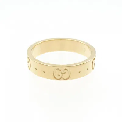 Pre-owned Gucci Yellow Gold Yellow Gold (18k) Band Ring ()