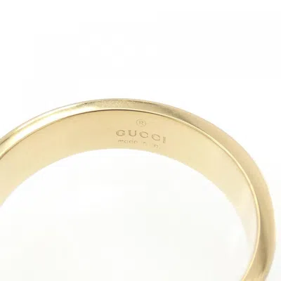 Pre-owned Gucci Yellow Gold Yellow Gold (18k) Band Ring ()