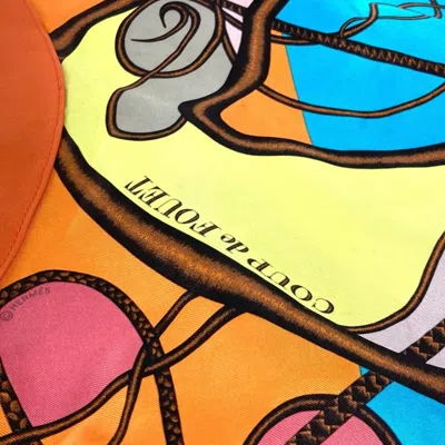 Pre-owned Hermes Multi-color Silk Leather Shoulder Bag ()