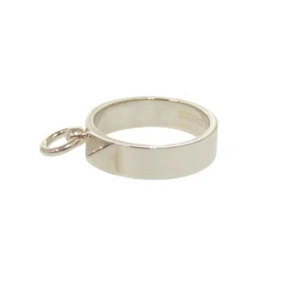 Pre-owned Hermes Silver Silver 925 Band Ring ()