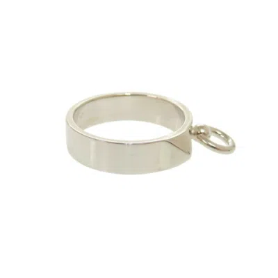 Pre-owned Hermes Silver Silver 925 Band Ring ()