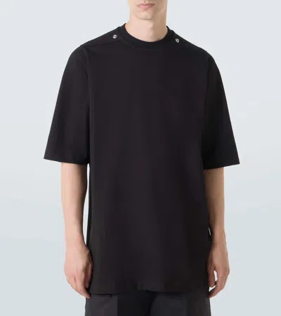 Rick Owens Relaxed Fit Oversized T-shirt With Classic Crew Neckline