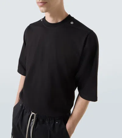 Rick Owens Relaxed Fit Oversized T-shirt With Classic Crew Neckline