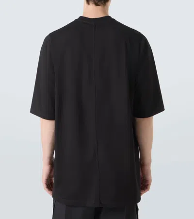 Rick Owens Relaxed Fit Oversized T-shirt With Classic Crew Neckline