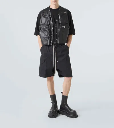 Rick Owens Relaxed Fit Oversized T-shirt With Classic Crew Neckline