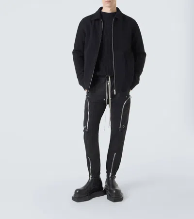 Rick Owens Bauhaus-inspired Cargo Pants With Elastic Waistband