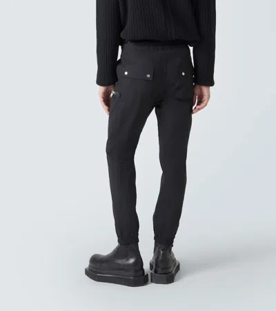 Rick Owens Bauhaus-inspired Cargo Pants With Elastic Waistband