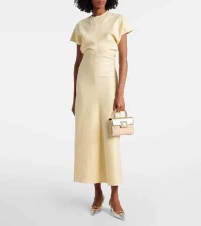 Roger Vivier Jewel Efflorescence Mini Rattan Tote Bag