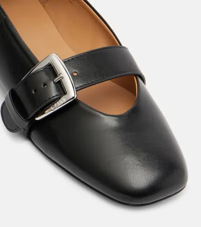 Ganni Butterfly Mary Jane Flats