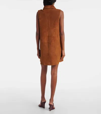 Frame The Suede City Suede Minidress