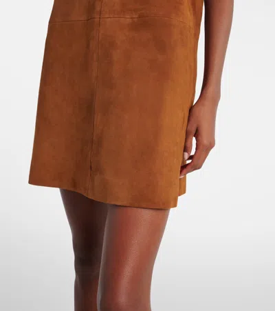 Frame The Suede City Suede Minidress