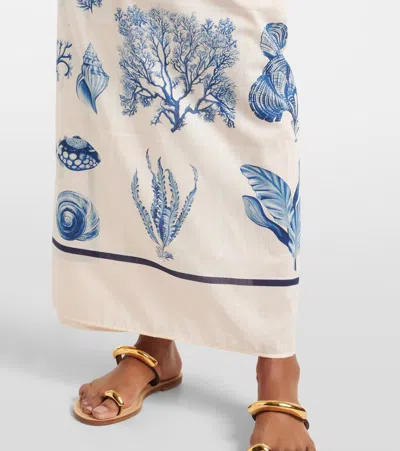 Agua By Agua Bendita Lavanda Cotton And Silk Beach Cover-up
