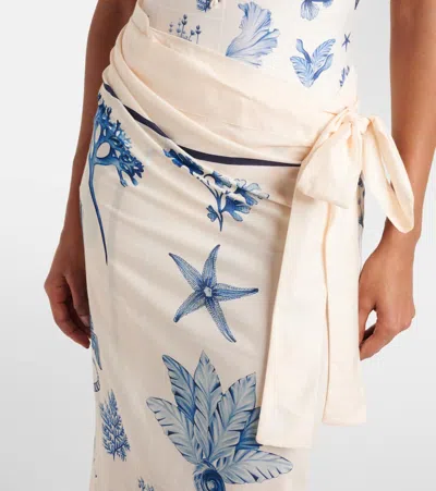 Agua By Agua Bendita Lavanda Cotton And Silk Beach Cover-up