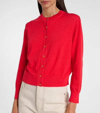 Bottega Veneta Cotton And Viscose Twinset In Red