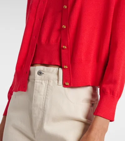 Bottega Veneta Cotton And Viscose Twinset In Red