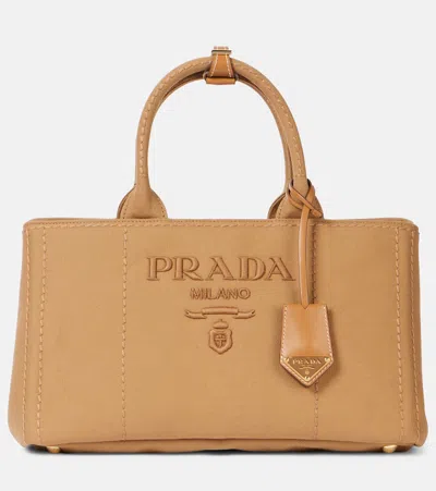 Prada Giardiniera Medium Canvas Tote Bag