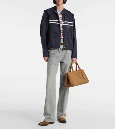 Prada Giardiniera Medium Canvas Tote Bag