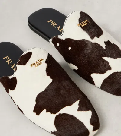 Prada Calf Hair Mules