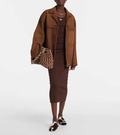Prada Calf Hair Mules