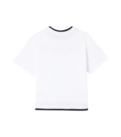 Dolce & Gabbana Jersey T-shirt With Dolce&gabbana Embroidery In White