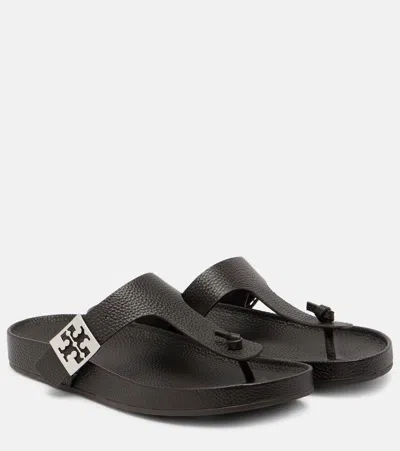 Tory Burch Leather Flat Sandals